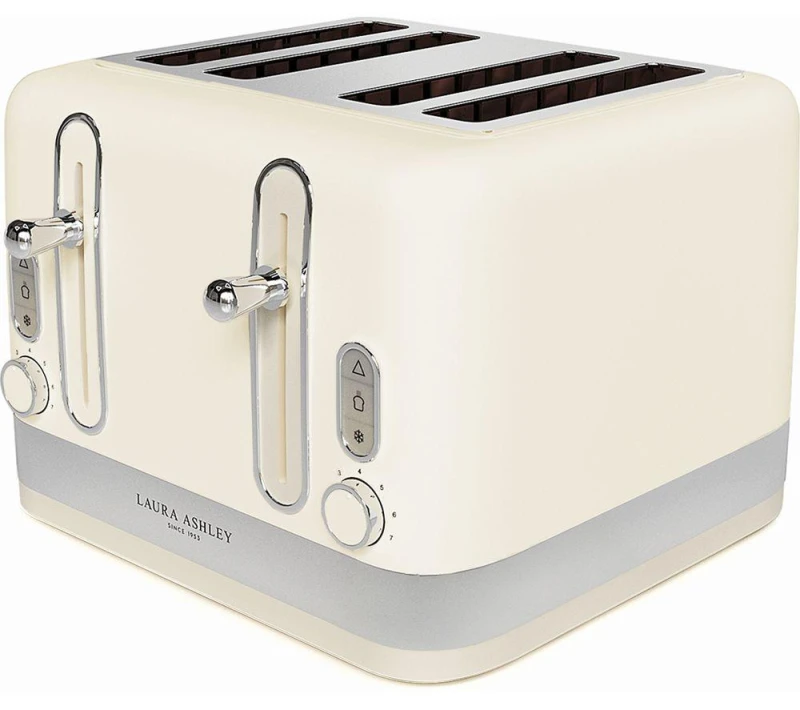Image of Laura Ashley 4 Slice Toaster Twin Pack - China Rose One Colour WSOJB Unisex