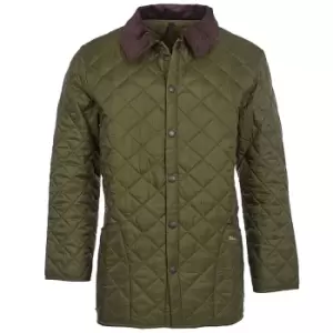 Image of Barbour Liddesdale Mens Quilted Jacket Olive XL