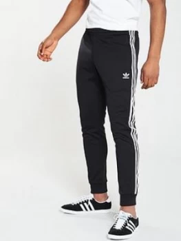 Image of adidas Originals Superstar Track Pants - Black, Size S, Men