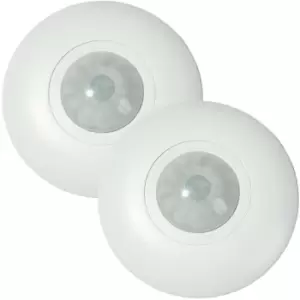 Image of 2x Outdoor / Bathroom PIR Occupancy Sensor Automatic Timer Reset Light Switch