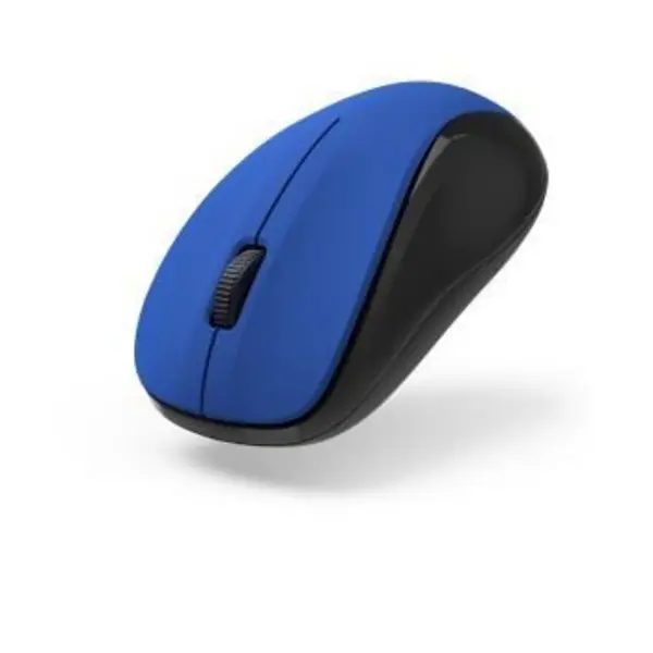 Image of Hama Silent Wireless Mouse 3 Buttons 2.4GHz 1200DPI Wireless Optical Mouse Wireless Computer Mouse for Laptop/PC/Notebook Blue HAM-479709