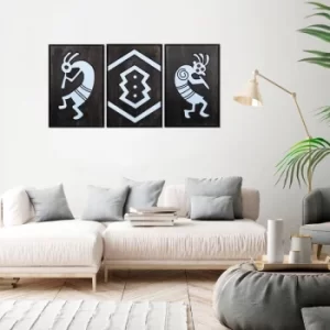 Image of African Music 1 Multicolor Decorative Wooden Wall Accessory