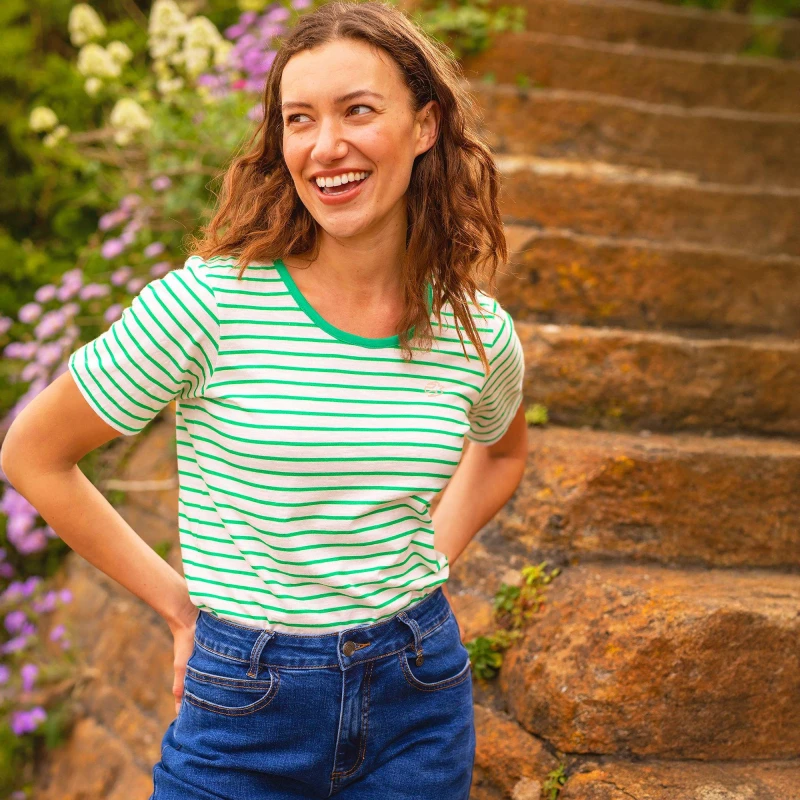 Image of Brakeburn Evergreen T-Shirt Green female 14