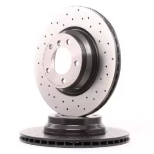 Image of BREMBO Brake disc BMW 09.A259.1X 34116764645,34116854999 Brake rotor,Brake discs,Brake rotors