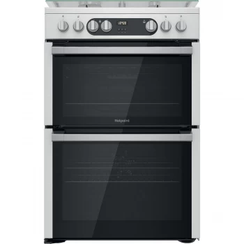 Image of Hotpoint HDM67G9C2CX Double Oven Dual Fuel Cooker