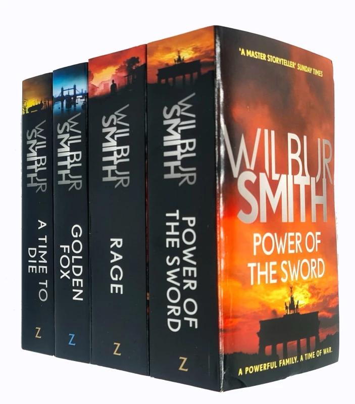Image of Courtney Family Novels Series Books 5 - 8 Collection Set by Wilbur Smith (Time to Die) Wilbur Smith Books