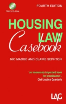 Image of Housing Law Casebook by Nic Madge and Claire Sephton and Legal Action Group Paperback