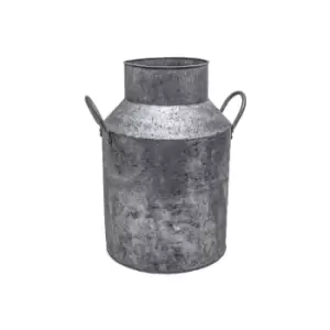 Image of Ivyline Galvanised Milk Churn H:42 Cm