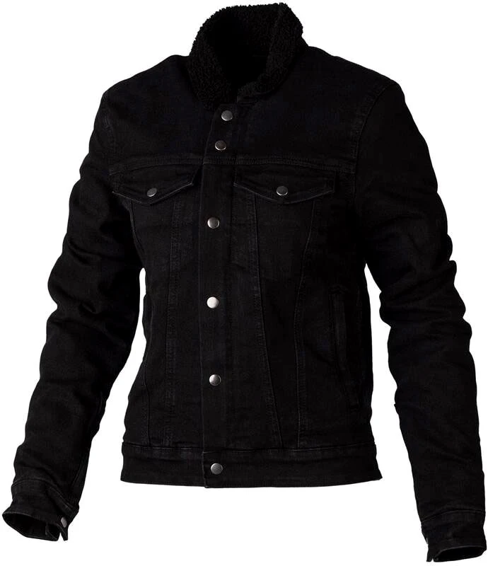 Image of RST Sherpa Denim Ladies Textile Shirt Black Size 20
