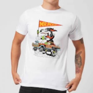 Image of Mr Pickles Drag Race Mens T-Shirt - White - M