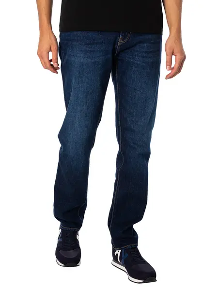 Image of Armani Exchange 5 Pocket Slim Jeans Indigo Denim 36W x 34L