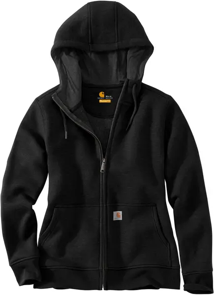 Image of Carhartt Clarksburg Full Zip Ladies Hoodie, black, Size M for Women