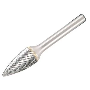 Image of Dormer Solid Carbide Rotary Burr Bright Pointed Tree 6.3 x 3mm