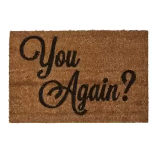 Image of Premier Housewares Coir Doormat - You Again