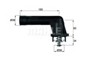 Image of Car TI-20-95 70807816 by MAHLE Original