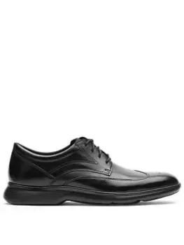 Image of Rockport Truflex Dressport Wingtip Shoes - Black, Size 9, Men