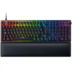 Image of Razer Huntsman V2 RGB Gaming Keyboard (Purple Switches) - Black