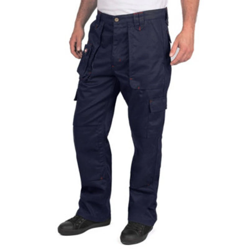 Image of Lee Cooper Workwear Lee Cooper Workwear Men Multi Pocket Trouser in Navy Size: 36L Navy 36L Male 5050217220697