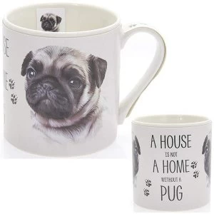Image of Fine China Pug Mug By Lesser & Pavey