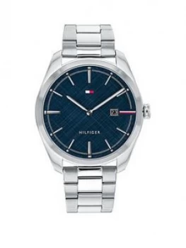 Image of Tommy Hilfiger Blue Dial Stainless Steel Bracelet Watch