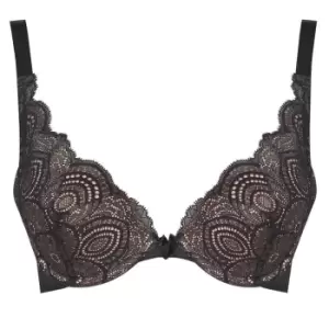 Image of Wonderbra Glamour Triangle Bra - Black