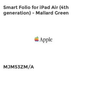 Image of Smart Folio for iPad Air (4th generation) - Mallard Green