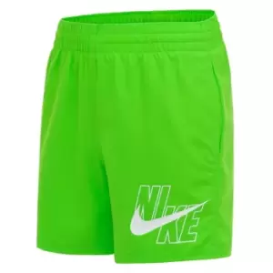 Image of Nike 4 Volley Swim Shorts Junior Boys - Green