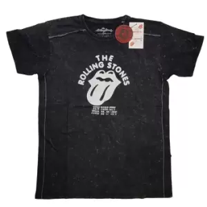 Image of The Rolling Stones - NYC '75 Unisex XX-Large Snow Wash T-Shirt - Black