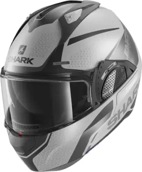 Image of Shark Evo-GT Encke Matt Helmet, black-grey, Size S, black-grey, Size S