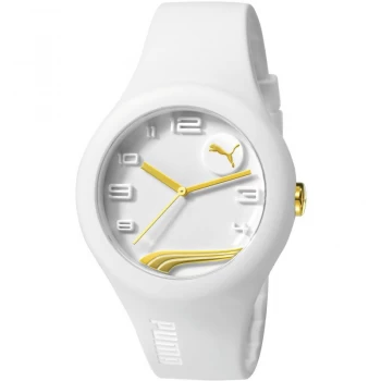 Image of Mens Puma PU10300 FORM - white gold Watch