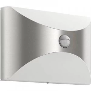 Image of Philips Lighting Herb 172994716 LED outdoor wall light (+ motion detector) 6 W Warm white Stainless steel
