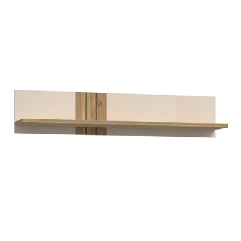 Image of Furniture To Go Grafton Wall Shelf In Cream And Oak