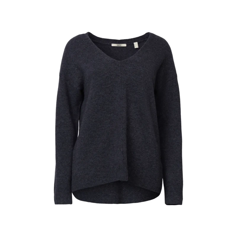 Image of Esprit Sweatshirt v-neck woman Esprit Bleu Female L