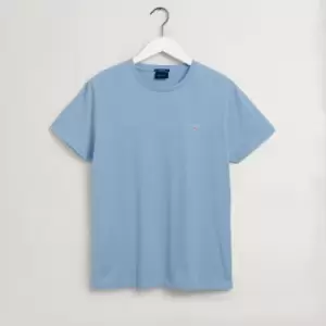 Image of Gant Original Logo-Embroidered Cotton-Jersey T-Shirt - M