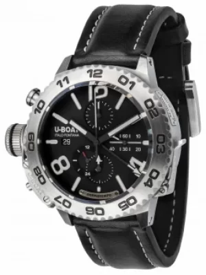 Image of U-Boat Classico Doppiotempo 46 Chronograph Stainless Steel Watch
