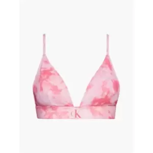 Image of Calvin Klein Fixed Triangle-Rp-Print - Pink