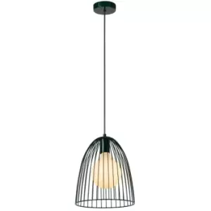 Image of Lucide MACARONS - Pendant Light - Ø24.5cm- 1xE27 - Green