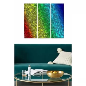 Image of MDF25601600 Multicolor Decorative MDF Painting (3 Pieces)