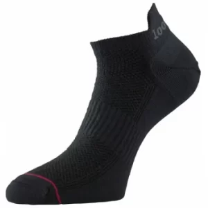 Image of 1000 Mile Ultimate Tactel Liner Sock Black Mens UK Size 6-8