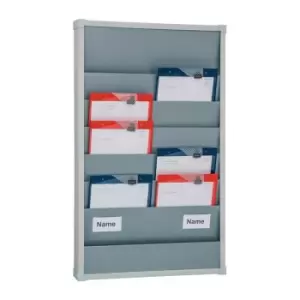 Image of Planificateur d'atelier H900xl554xP76mm gris 2 rangees - Eichner