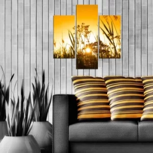 Image of 3MDF-065 Multicolor Decorative MDF Painting (3 Pieces)