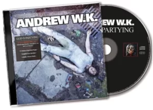 Image of Andrew W.K. God is partying CD multicolor