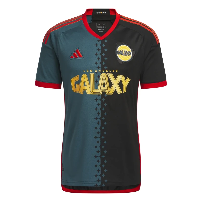 Image of adidas LA Galaxy Authentic Third Shirt 2024 2025 Adults - Black S