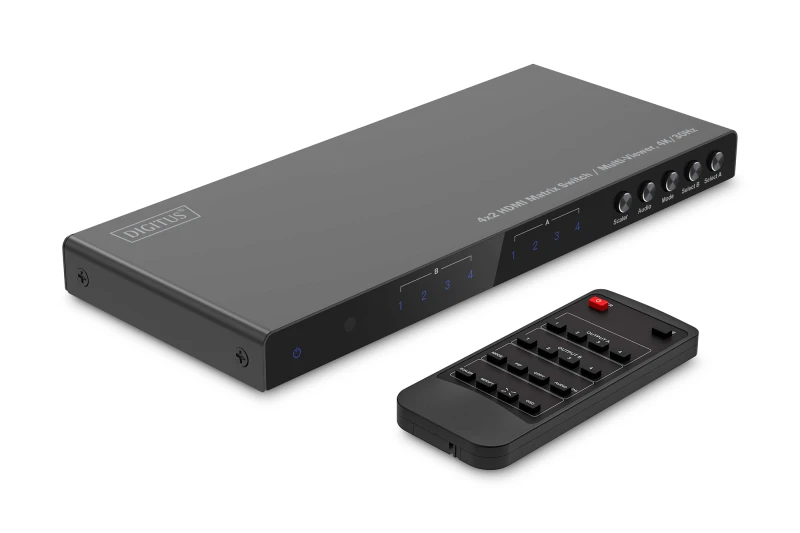 Image of Digitus 4x2 HDMI Matrix Switch / Multi-Viewer. 4K/30Hz