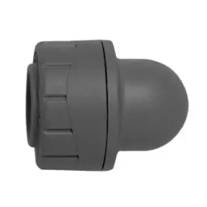 Image of Polypipe Polyplumb Socket End Grey 22mm Pb1922