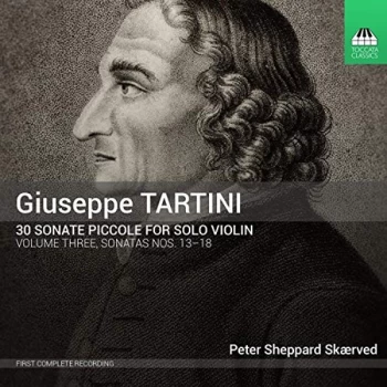 Image of Peter Sheppard Skaerved - Giuseppe Tartini: 30 Sonate Piccole for Solo Violin CD