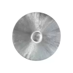 Image of Moon Lifestyle Glass Large Wall Light Matt - Sun Silver Finish, 1x E27