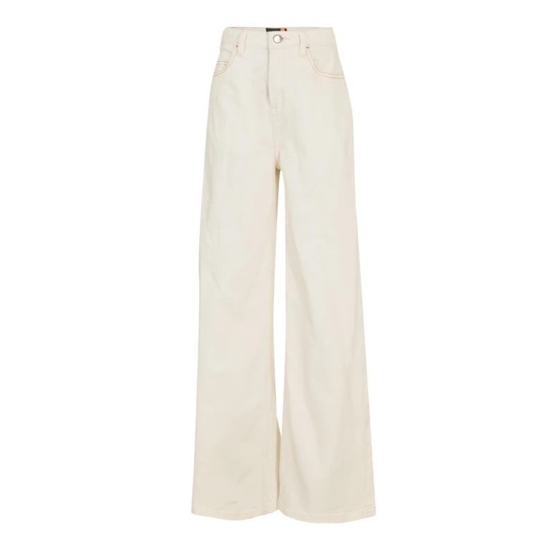 Image of Timberland Womens Carpenter Pants Peach Pink Wash Straight Leg Jeans Vintage White female 23