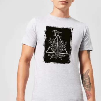 Image of Harry Potter Three Brothers Mens T-Shirt - Grey - XS - Grey