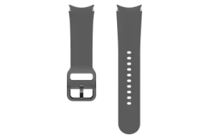 Image of Samsung Sport Band for all Galaxy Watch4/Watch5 (20mm, S/M) in Graphite (ET-SFR90SJEGEU)